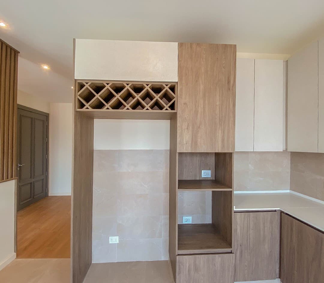 Cocina Madera y Negro